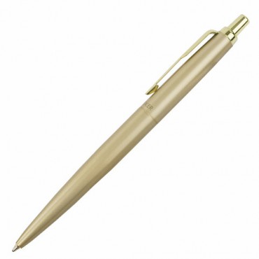 Ручка шариковая PARKER "Jotter XL Monochrome Gold GT", корпус золотой, нержавеющая сталь, синяя,2122754